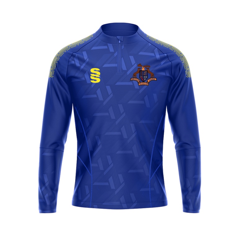 Impact 1/4 Zip Performance Top : Royal
